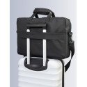 Duppler black  RPU document laptop bag 
