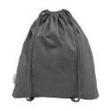 Dropex grijs  recycled katoenen trekkoord tas 