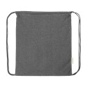 Dropex grijs  recycled katoenen trekkoord tas 