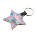Fjerny Creative natural  custom Christmas keyring, star 