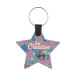 Fjerny Creative natuurlijk  aangepaste kerstsleutelhanger, ster 