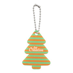 CreaFelt Key Xmas white  custom Christmas keyring, Christmas tree 