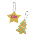 CreaFelt Key Xmas wit  aangepaste kerstsleutelhanger, kerstboom 
