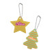 CreaFelt Key Xmas white  custom Christmas keyring, Christmas tree 