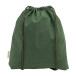 Dropex green  recycled cotton drawstring bag 
