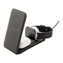 LuxCharge Stand black  RPU mobile holder wireless charger 