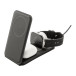 LuxCharge Stand black  RPU mobile holder wireless charger 