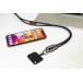 Fastly black  60W RPET mobile lanyard cable 