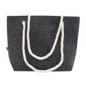 Refelt Beach gris foncé  Sac de plage en RPET 