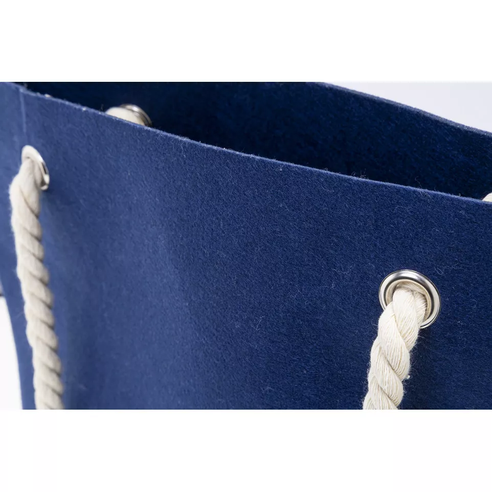 Refelt Beach dark blue  RPET beach bag 