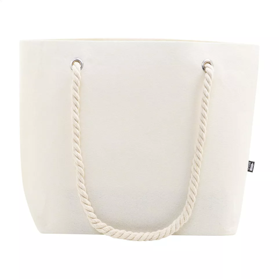 Refelt Beach natural  RPET beach bag 
