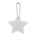 CreaFelt Key Xmas white  custom Christmas keyring, star 