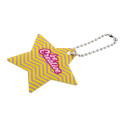 CreaFelt Key Xmas white  custom Christmas keyring, star 