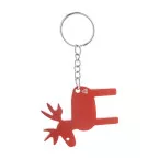 Renkey rouge  Porte-clés renne 