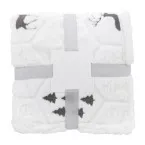 Arsunda grey  RPET Christmas blanket 