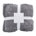Valsatra grey  RPET Christmas blanket 
