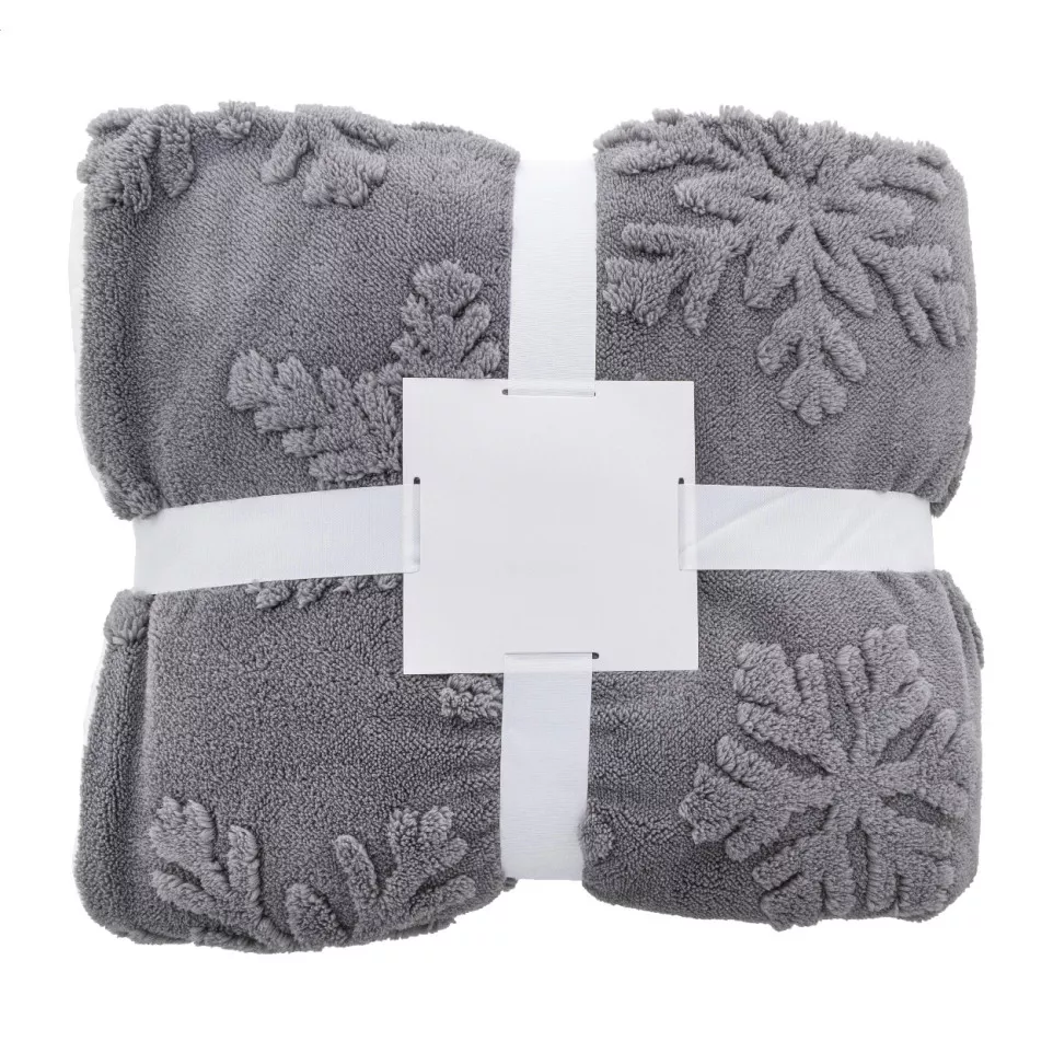 Valsatra grijs  RPET Kerstdeken 
