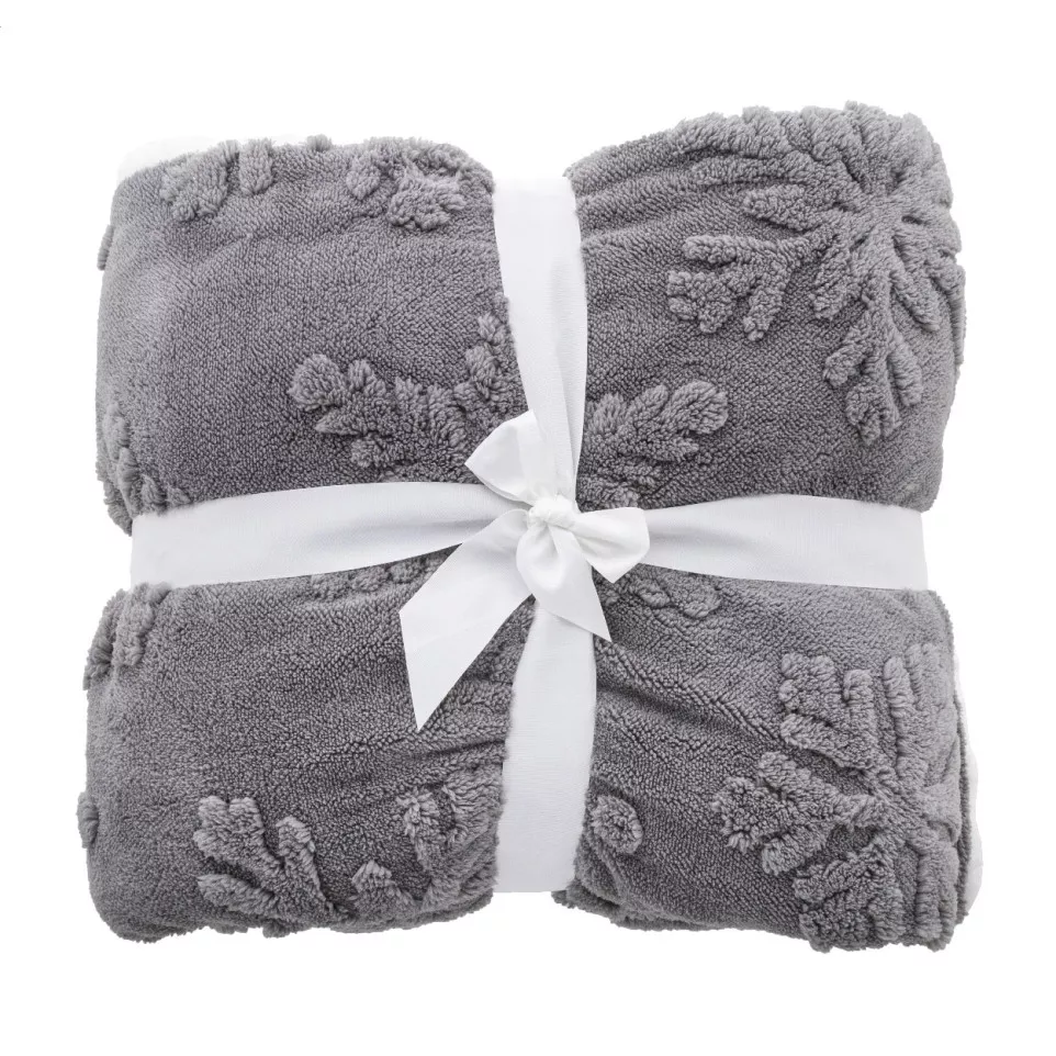 Valsatra grijs  RPET Kerstdeken 