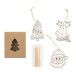Oppland natural  colouring Christmas tree ornaments 