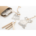 Oppland natural  colouring Christmas tree ornaments 