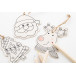 Oppland natural  colouring Christmas tree ornaments 