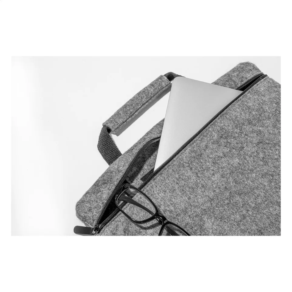 Refelt Laptop grijs  RPET laptoptas 