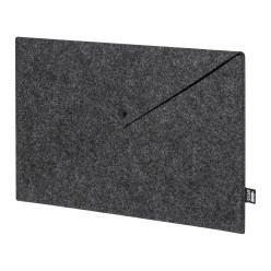 Refelt Slim donker grijs  RPET document tas 