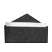 Refelt Slim donker grijs  RPET document tas 