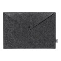 Refelt Slim donker grijs  RPET document tas 