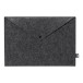 Refelt Slim donker grijs  RPET document tas 