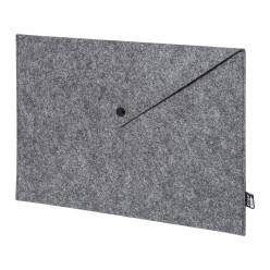 Refelt Slim gris  Porte-documents en RPET 