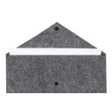 Refelt Slim gris  Porte-documents en RPET 