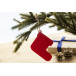 Joulox red  RPET Christmas tree ornament, Santa boots 