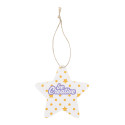 CreaJul Seed natural  custom seed paper Christmar tree ornament, star 