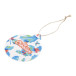CreaJul Seed natural  custom seed paper Christmar tree ornament, round 