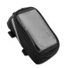 Velofon black  RPET bicycle mobile holder bag 