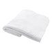 CreaFleece blanc  couverture polaire personnalisable en RPET 