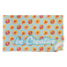 CreaFleece blanc  couverture polaire personnalisable en RPET 