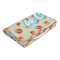 CreaFleece white  custom RPET polar blanket 