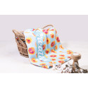CreaFleece white  custom RPET polar blanket 