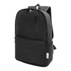 Recabak noir  Sac à dos en canvas recyclé 