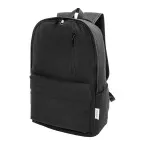 Recabak black  recycled canvas backpack 