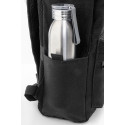 Recabak black  recycled canvas backpack 