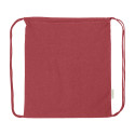 Dropex rood  recycled katoenen trekkoord tas 