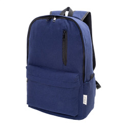 Recabak blauw  gerecyclede canvas rugzak 