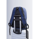 Recabak blauw  gerecyclede canvas rugzak 