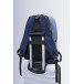 Recabak blauw  gerecyclede canvas rugzak 