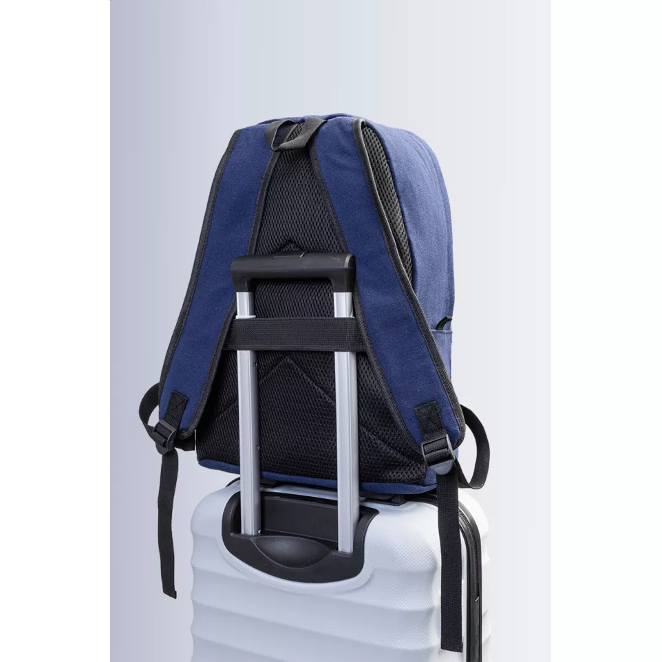 Recabak bleu  Sac à dos en canvas...
