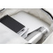 Recabak white  recycled canvas backpack 