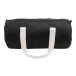 Rekan Duff zwart  sporttas van gerecycled canvas 